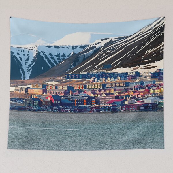 Item preview, Longyearbyen Town Svalbard designed and sold by Martyn R Arnold Fine Art Nature & Landscape Photography.
