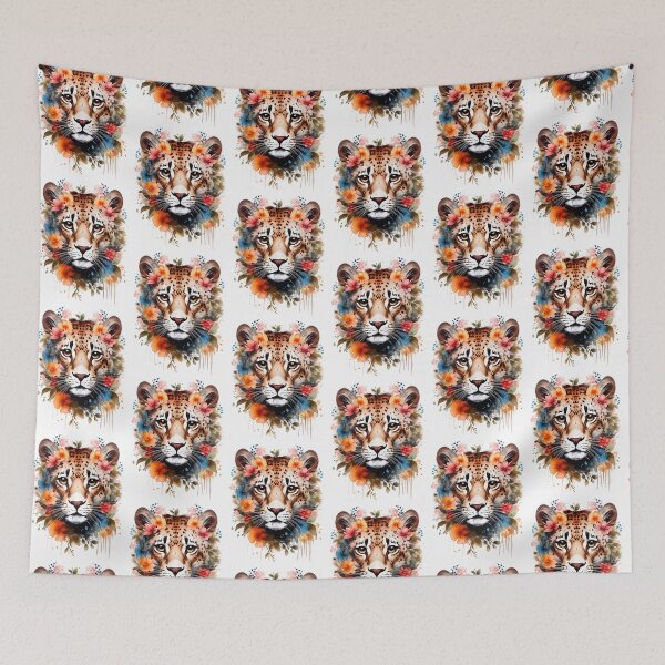 Item preview, Flower Leopard Design designed and sold by PaperieJennifer.
