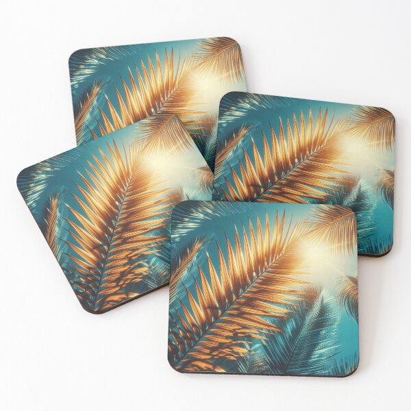 Item preview, Shoreside Serenity: Palm Leaves & Beachy Bliss 2 designed and sold by NaphDesigns.