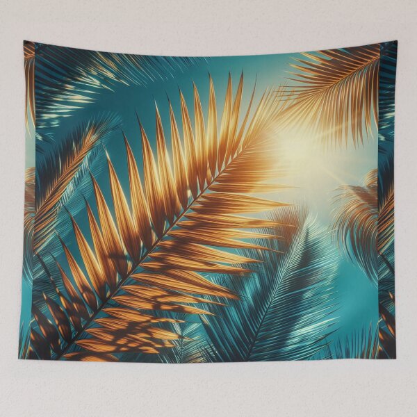 Item preview, Shoreside Serenity: Palm Leaves & Beachy Bliss 2 designed and sold by NaphDesigns.