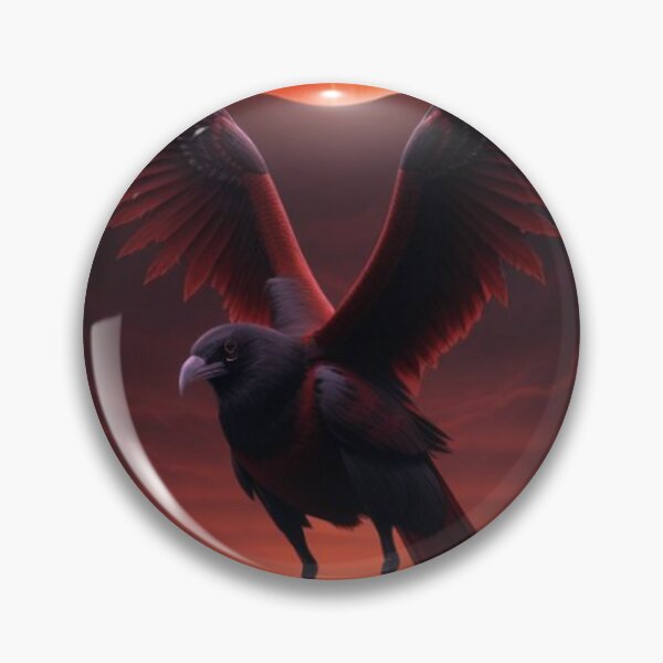 Item preview, Blood Moon Raven In Forgotten Land designed and sold by TheDarkWardrobe.