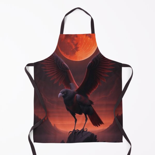 Item preview, Blood Moon Raven In Forgotten Land designed and sold by TheDarkWardrobe.