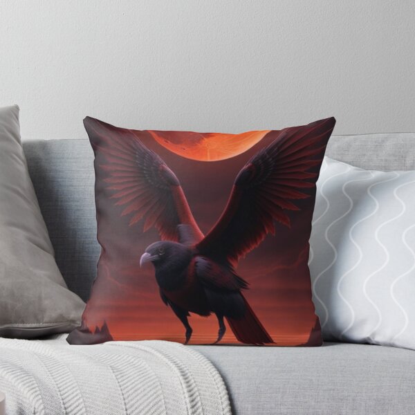 Item preview, Blood Moon Raven In Forgotten Land designed and sold by TheDarkWardrobe.