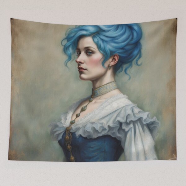 Item preview, Retrato de Trudy designed and sold by EclecticDen.
