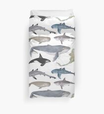 Whales and Sharks Duvet Cover