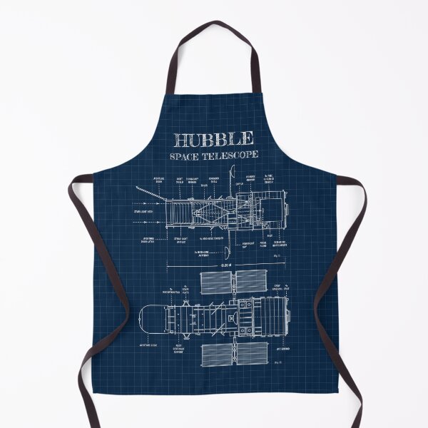 Item preview, Hubble Space Telescope (Navy Blueprint) designed and sold by BGALAXY.