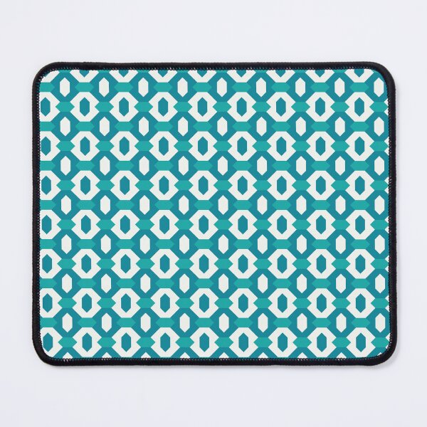 Item preview, Chinese Lattice in Turquoise and White designed and sold by Harmonish.