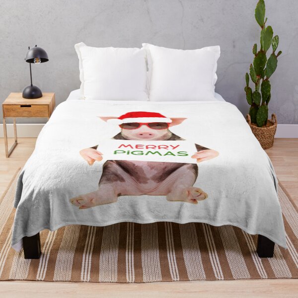 Item preview, Cute Baby Pig Art, Cute Pig Christmas Santa Hat Gifts For Animal Lovers designed and sold by haRexia.