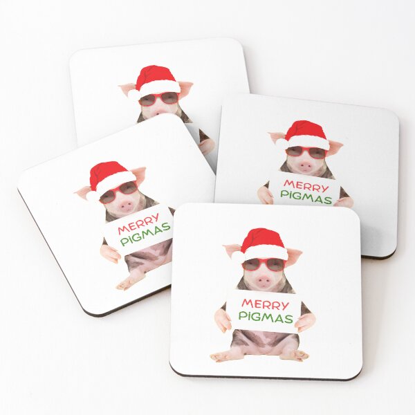 Item preview, Cute Baby Pig Art, Cute Pig Christmas Santa Hat Gifts For Animal Lovers designed and sold by haRexia.