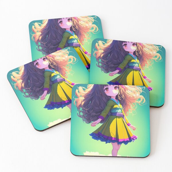 Item preview, girl in green anime designed and sold by Luxryraino.