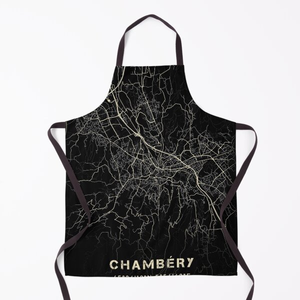 Item preview, Chambéry Map Black and White designed and sold by Jerhus.