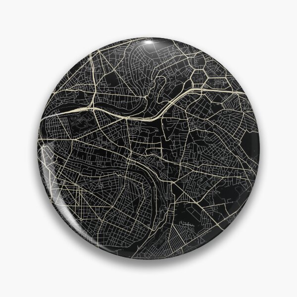 Item preview, Map of Champigny-sur-marne Black and white designed and sold by Jerhus.