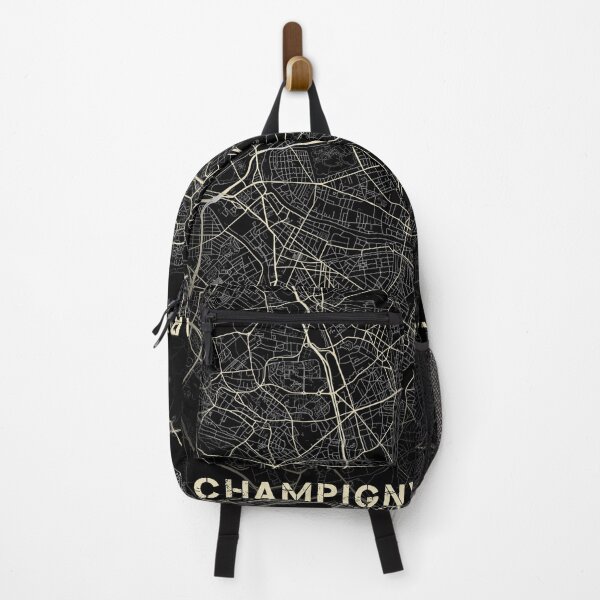 Item preview, Map of Champigny-sur-marne Black and white designed and sold by Jerhus.