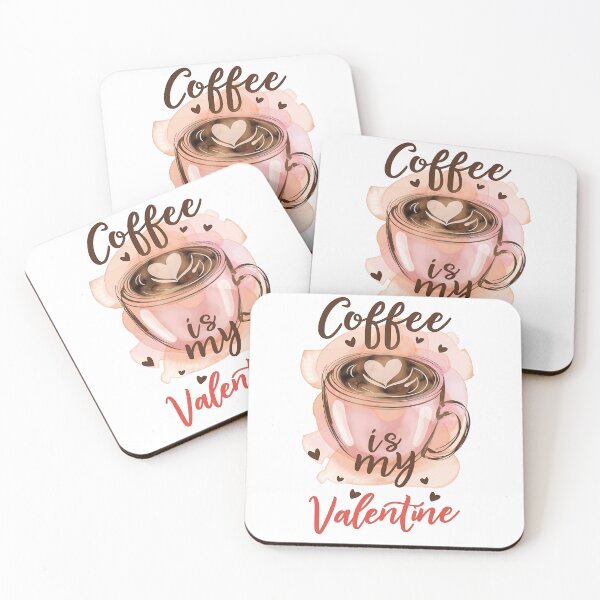 Item preview, Coffee is my Valentine, coffee lover designed and sold by aimene dahache.