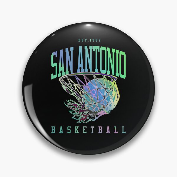 Item preview, San Antonio Basketball Vintage Court Holo designed and sold by AllTimeBallers.