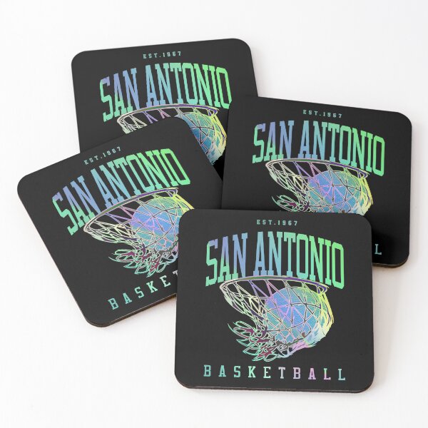 Item preview, San Antonio Basketball Vintage Court Holo designed and sold by AllTimeBallers.