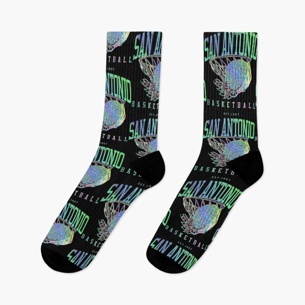 Item preview, San Antonio Basketball Vintage Court Holo designed and sold by AllTimeBallers.