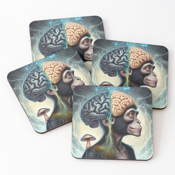Item preview, Monkeys and  Mushrooms No.1 designed and sold by MacTampa.
