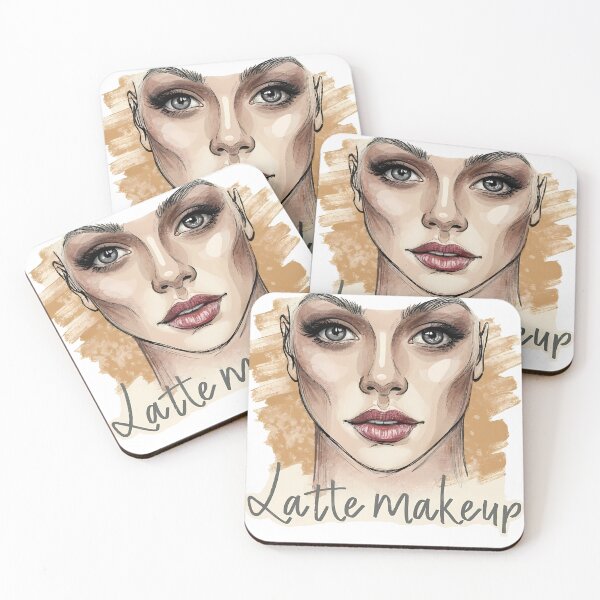 Artikelvorschau, Sketchbook Glam: Latte Makeup entworfen und verkauft von EmeraldeaArt.