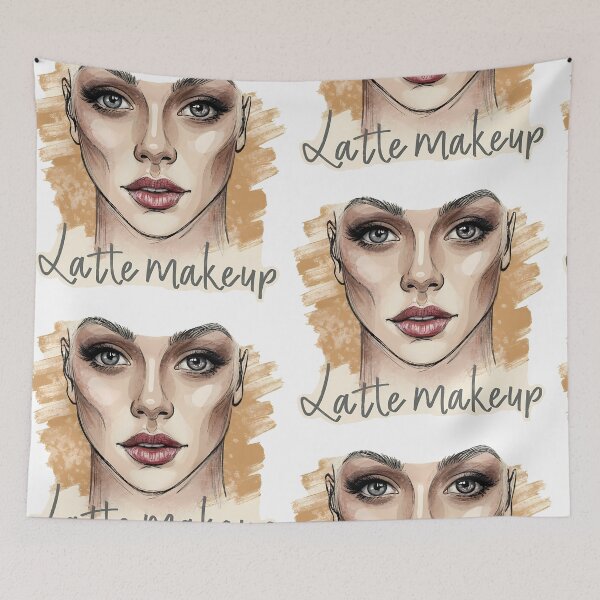 Artikelvorschau, Sketchbook Glam: Latte Makeup entworfen und verkauft von EmeraldeaArt.