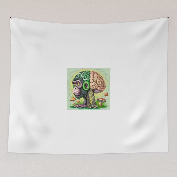 Item preview, Monkeys and  Mushrooms No.2 designed and sold by MacTampa.