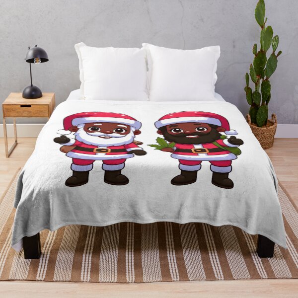 Item preview, African American Christmas Two Black Santas designed and sold by Mirabelle's.