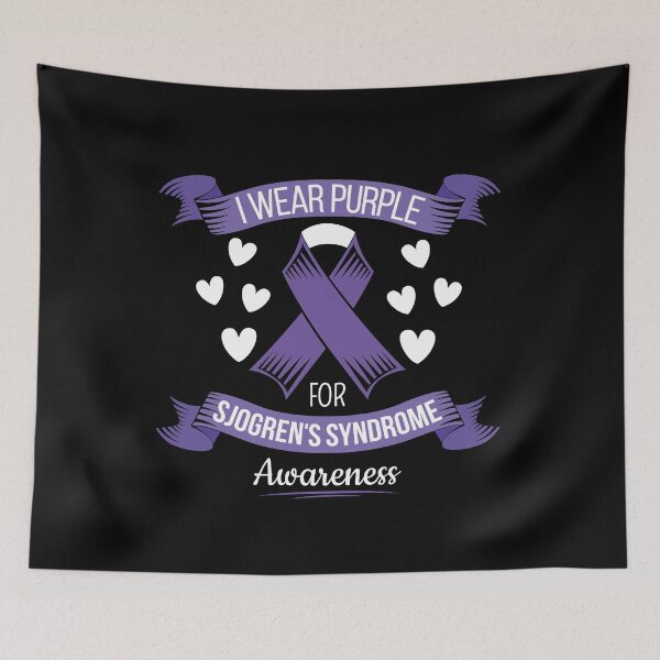 Item preview, I Wear Purple for Sjogren's Awareness Day T shirt designed and sold by AdiApparel.