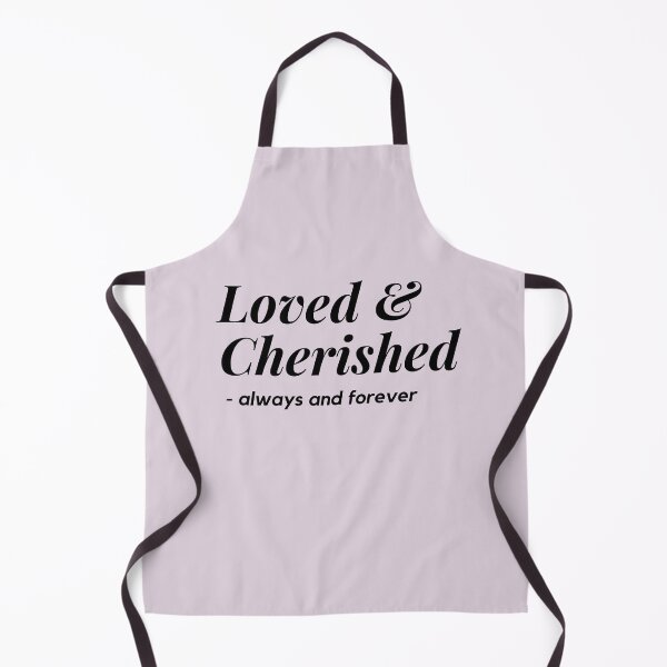 Item preview, Loved & Cherished Inspirational Quote Design designed and sold by WomenLevelUp.