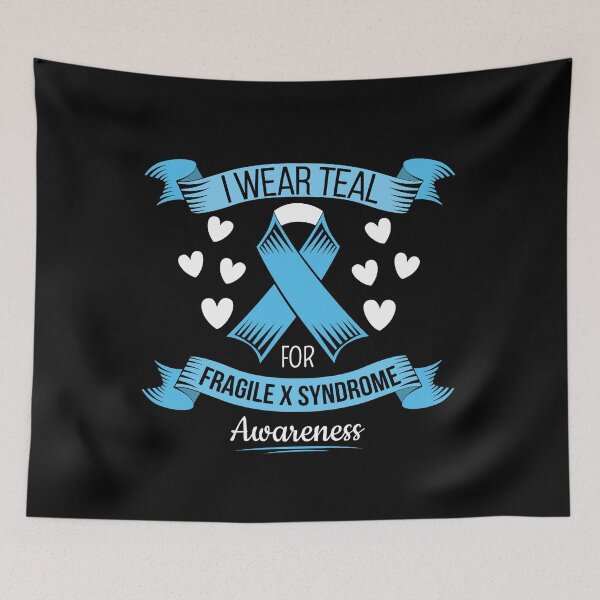 Item preview, I Wear Teal for Fragile X Syndrome Awareness Shirt designed and sold by AdiApparel.