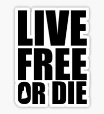 NH_603_livefreeordie Sticker