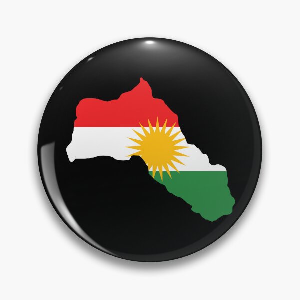Item preview, Flag Map of Kurdistan designed and sold by feether-store.