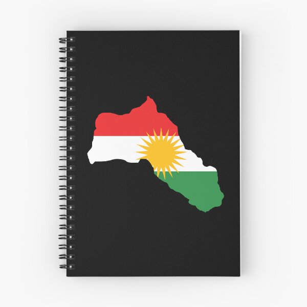 Item preview, Flag Map of Kurdistan designed and sold by feether-store.