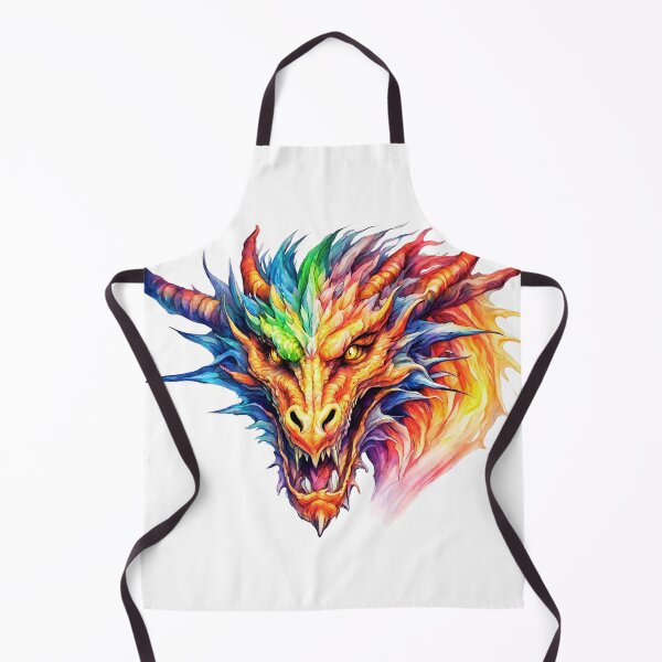 Item preview, Chroma-Dragon: Fantastic Creature with Vibrant Colors designed and sold by Aurorartsprint.