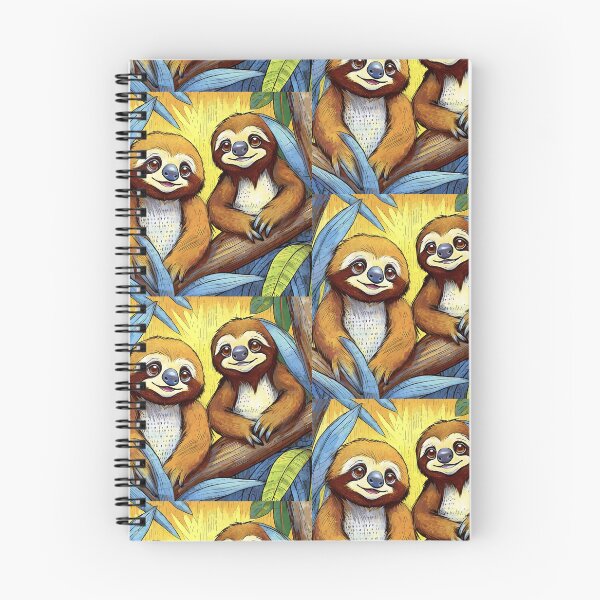 Item preview, Dos perezosos de dibujos animados en una jungla designed and sold by wasootch.