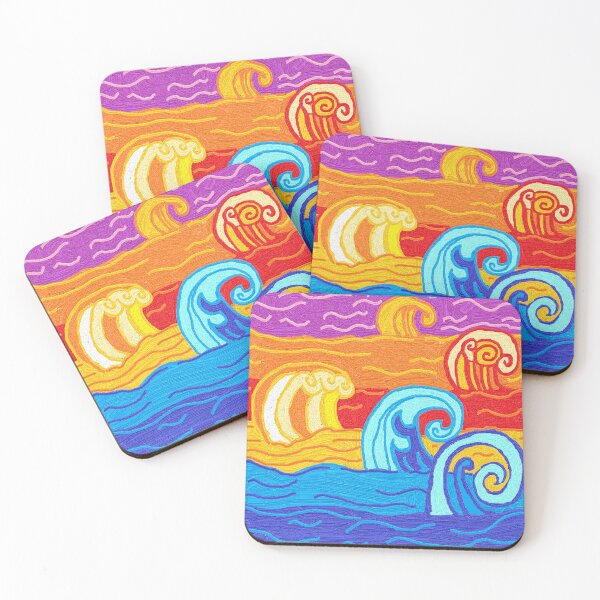 Item preview, wave, vintage wave patterns, oil painting designed and sold by zzzozzo.