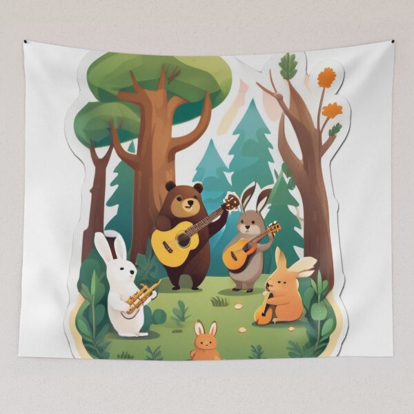 Item preview, Instrumental Animals designed and sold by Gungen-Design.