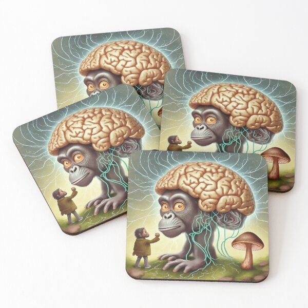 Item preview, Monkeys and  Mushrooms No.4 designed and sold by MacTampa.