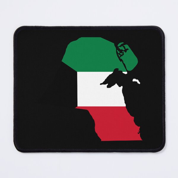 Item preview, Flag Map of Kuwait designed and sold by feether-store.