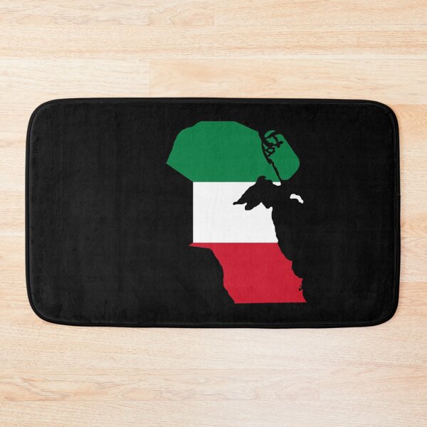 Item preview, Flag Map of Kuwait designed and sold by feether-store.