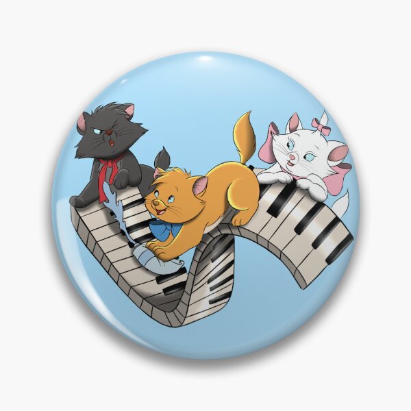 Item preview, Piano kittens aristocats  designed and sold by Leahsartworks.