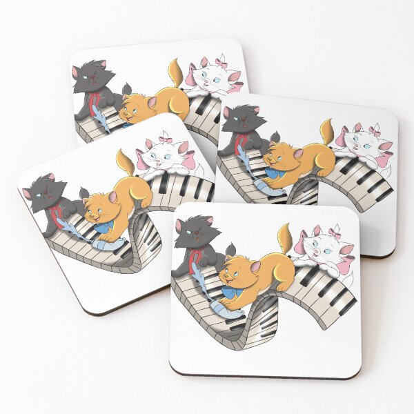 Item preview, Piano kittens aristocats  designed and sold by Leahsartworks.