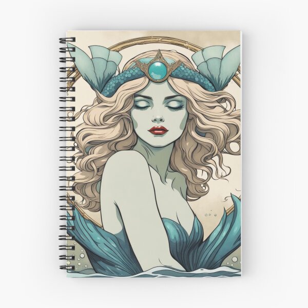 Item preview, Arista Art Deco Mermaid designed and sold by EclecticDen.