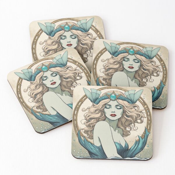 Item preview, Arista Art Deco Mermaid designed and sold by EclecticDen.