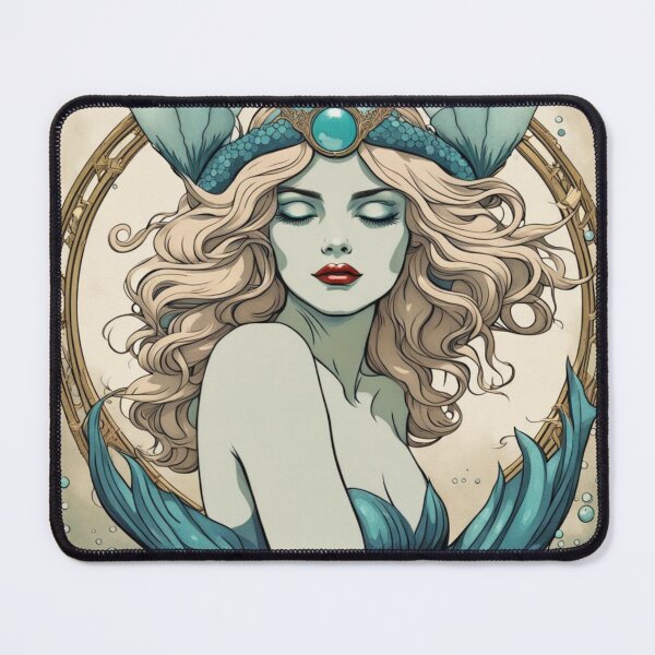 Item preview, Arista Art Deco Mermaid designed and sold by EclecticDen.