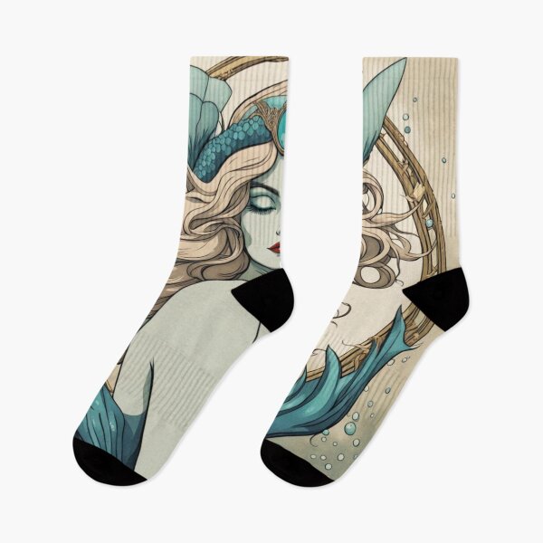 Item preview, Arista Art Deco Mermaid designed and sold by EclecticDen.