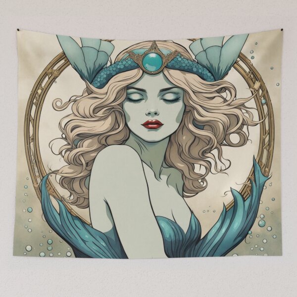 Item preview, Arista Art Deco Mermaid designed and sold by EclecticDen.