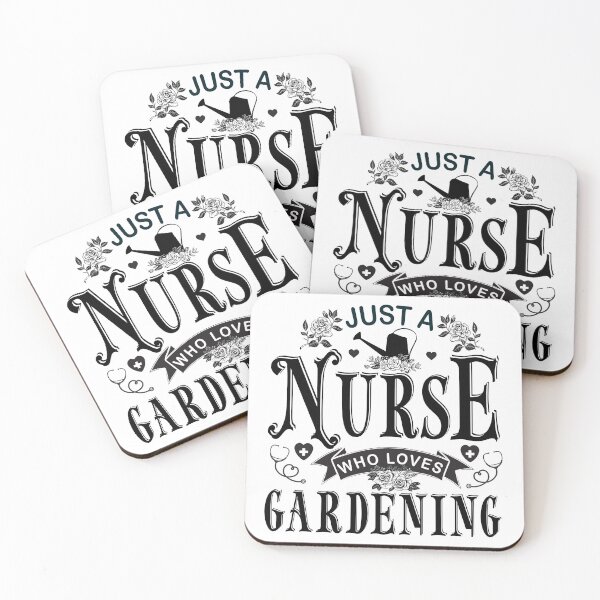 Item preview, Just a nurse who loves gardening designed and sold by TaraGbear.