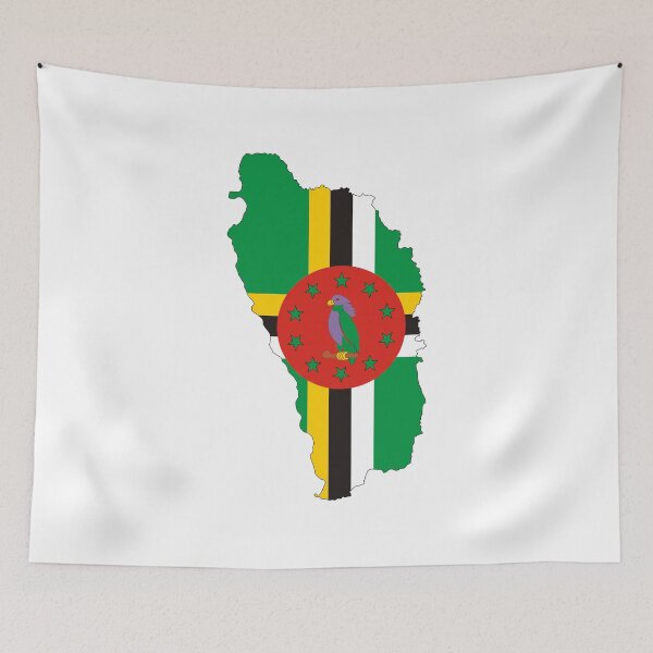 Item preview, dominica flag map designed and sold by tony4urban.