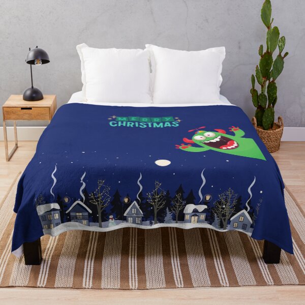 Item preview, Best Christmas wishes from cute green monster. designed and sold by esao.