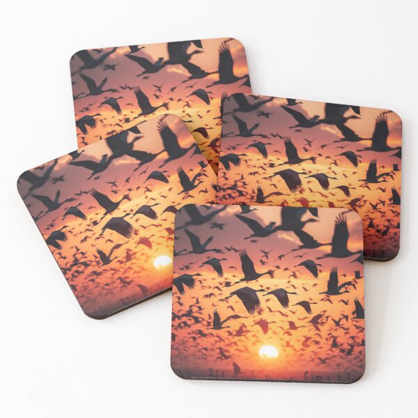 Item preview, Sunset Soar: Birds in Flight 3 designed and sold by NaphDesigns.